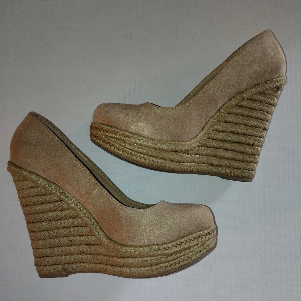 Dreamgirl Beige Women's Heels
